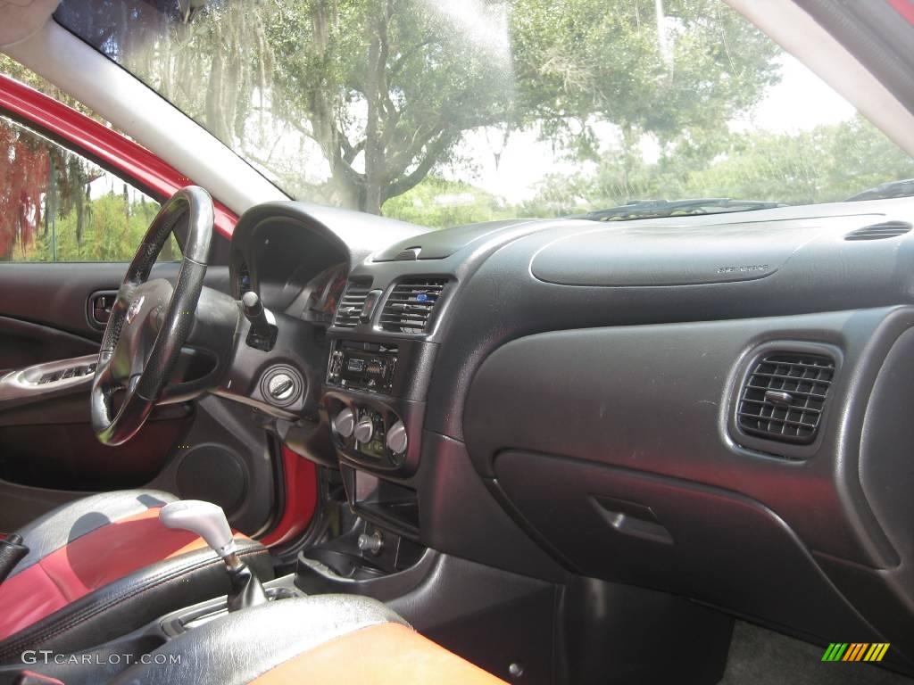 2003 Sentra SE-R - Aztec Red / Black photo #33
