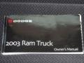 2003 Flame Red Dodge Ram 1500 SLT Regular Cab  photo #18