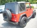 2002 Flame Red Jeep Wrangler Sport 4x4  photo #4