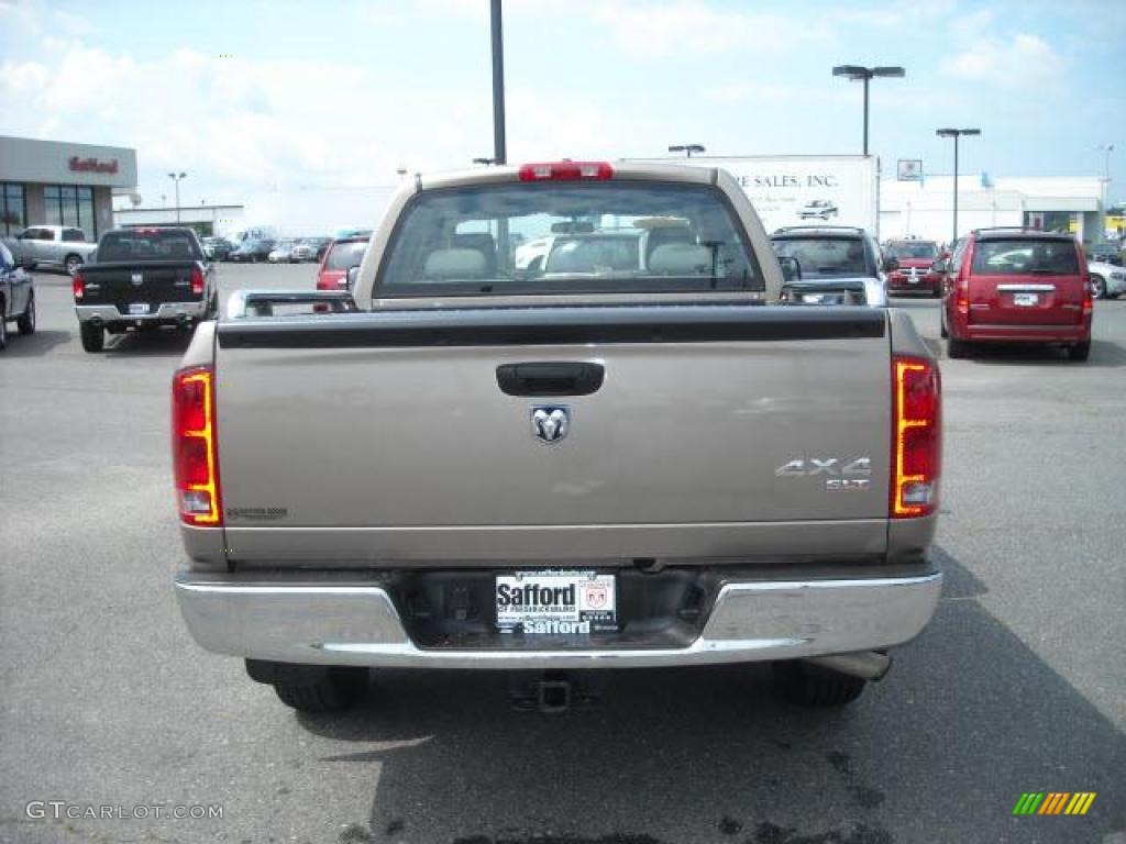 2006 Ram 1500 SLT Quad Cab 4x4 - Light Khaki Metallic / Khaki Beige photo #4