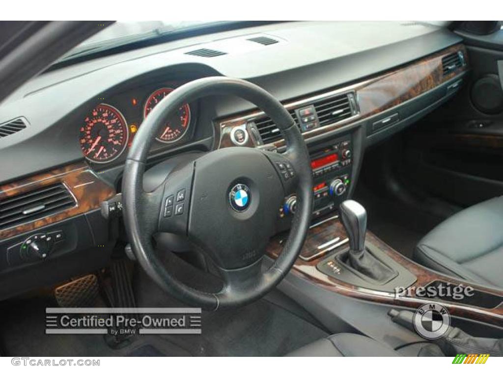 2009 3 Series 328xi Sedan - Black Sapphire Metallic / Black photo #13