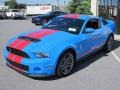 2010 Grabber Blue Ford Mustang Shelby GT500 Coupe  photo #3