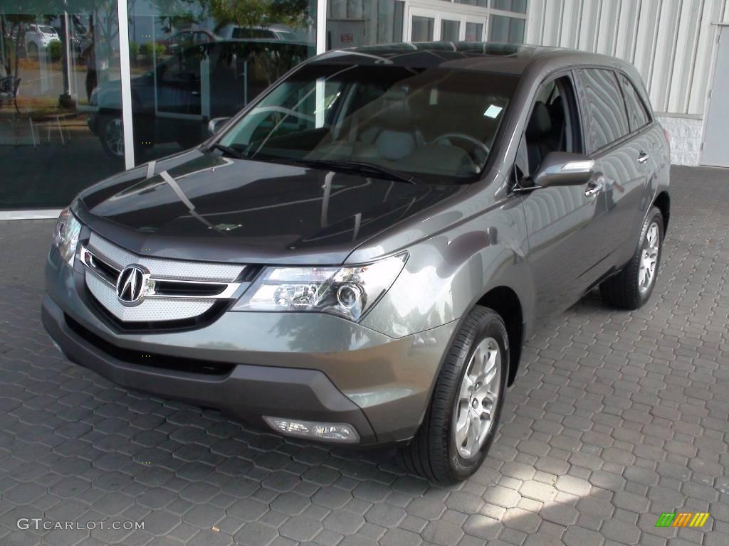 2007 MDX Technology - Nimbus Gray Metallic / Ebony photo #3