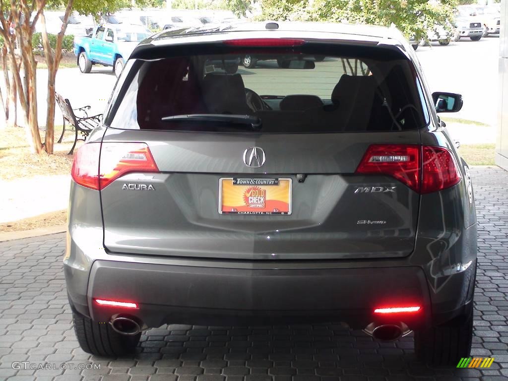 2007 MDX Technology - Nimbus Gray Metallic / Ebony photo #4