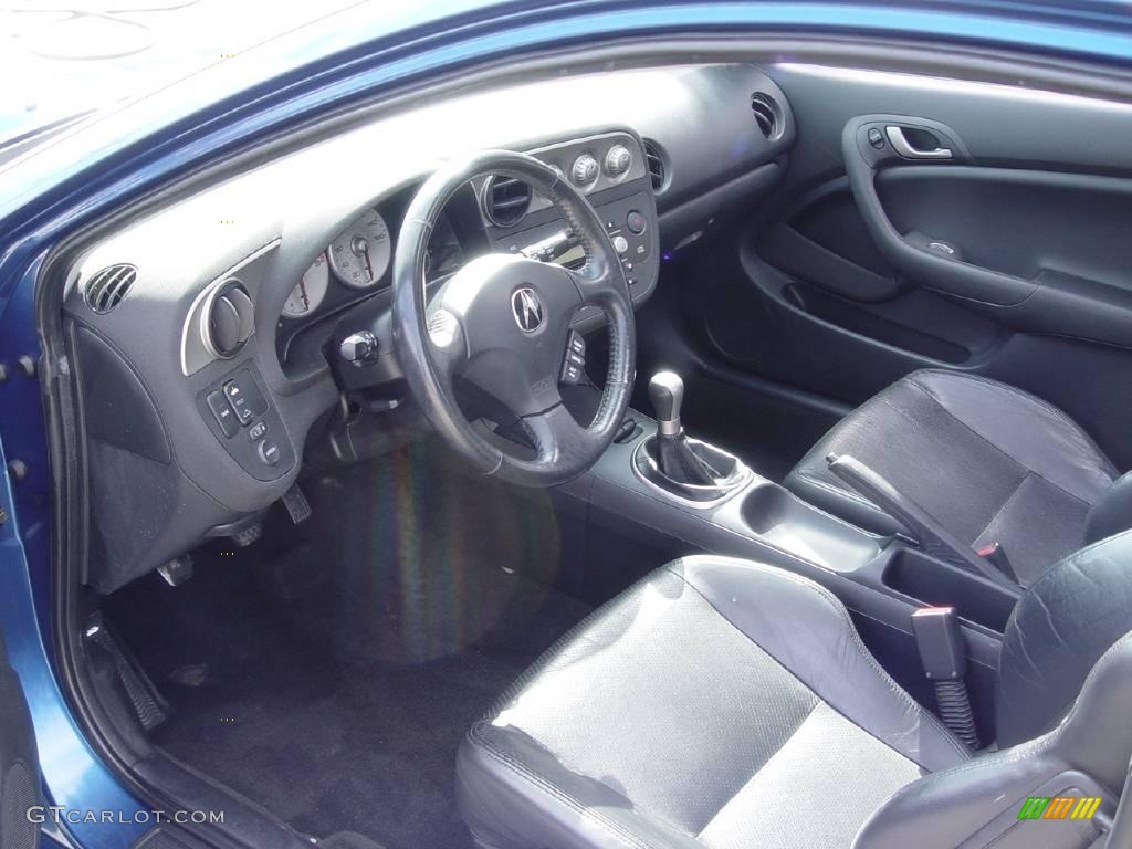 2002 RSX Type S Sports Coupe - Arctic Blue Pearl / Ebony Black photo #8