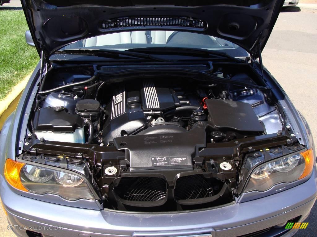 2001 3 Series 325i Convertible - Steel Blue Metallic / Grey photo #22