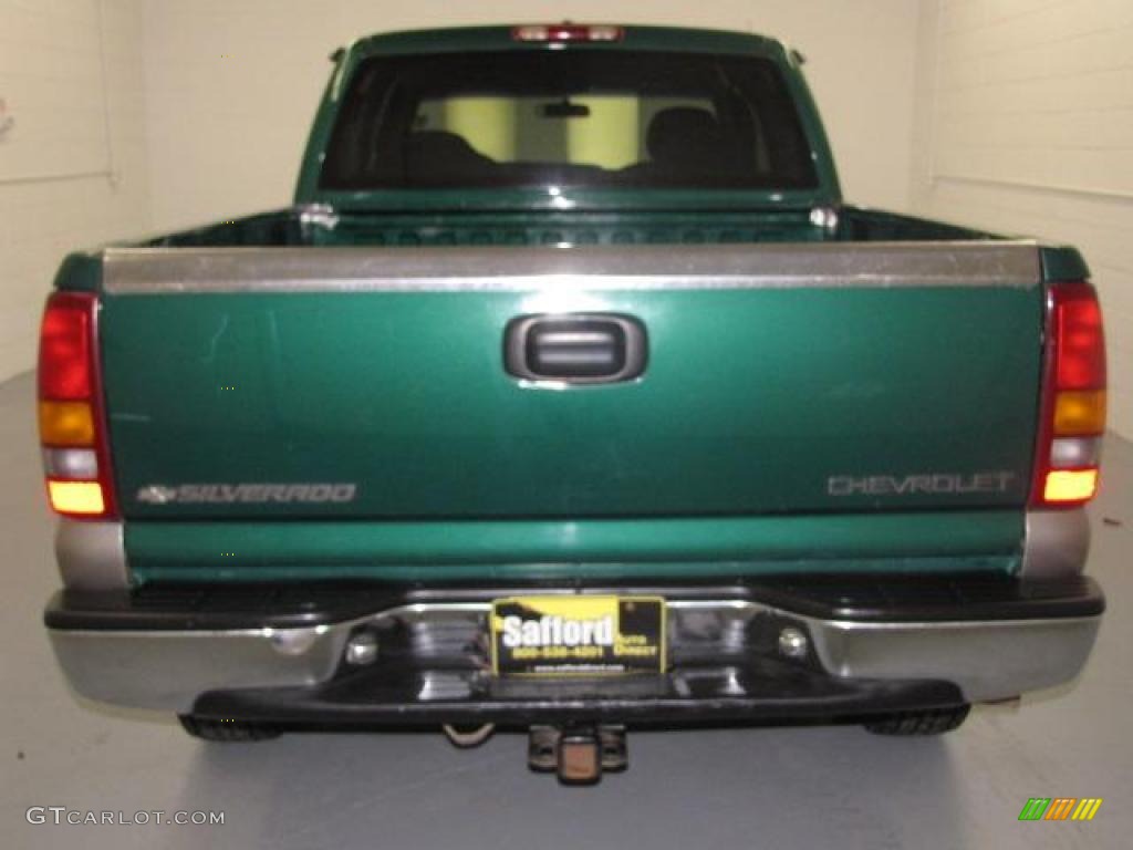 1999 Silverado 1500 LS Extended Cab 4x4 - Meadow Green Metallic / Graphite photo #5