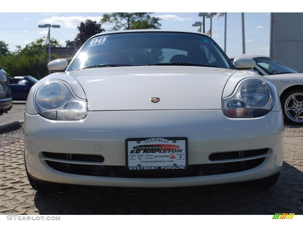 2000 911 Carrera 4 Coupe - Biarritz White / Black photo #2