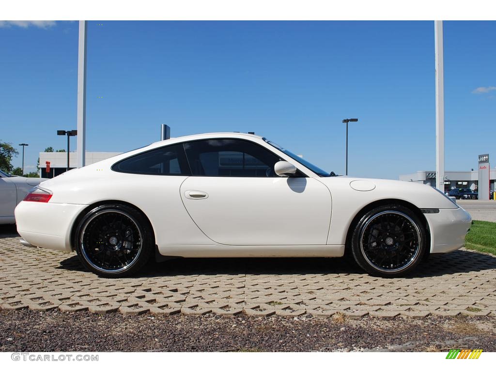 2000 911 Carrera 4 Coupe - Biarritz White / Black photo #4