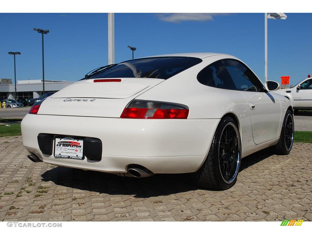 2000 911 Carrera 4 Coupe - Biarritz White / Black photo #5