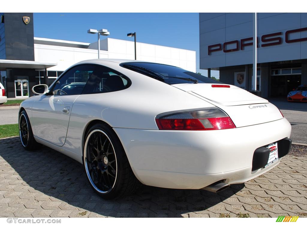2000 911 Carrera 4 Coupe - Biarritz White / Black photo #7