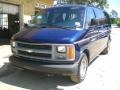 2000 Indigo Blue Metallic Chevrolet Express G1500 Passenger Van  photo #3