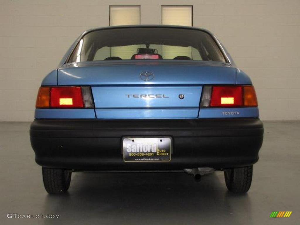 1994 Tercel Coupe - Blue Metallic / Gray photo #6