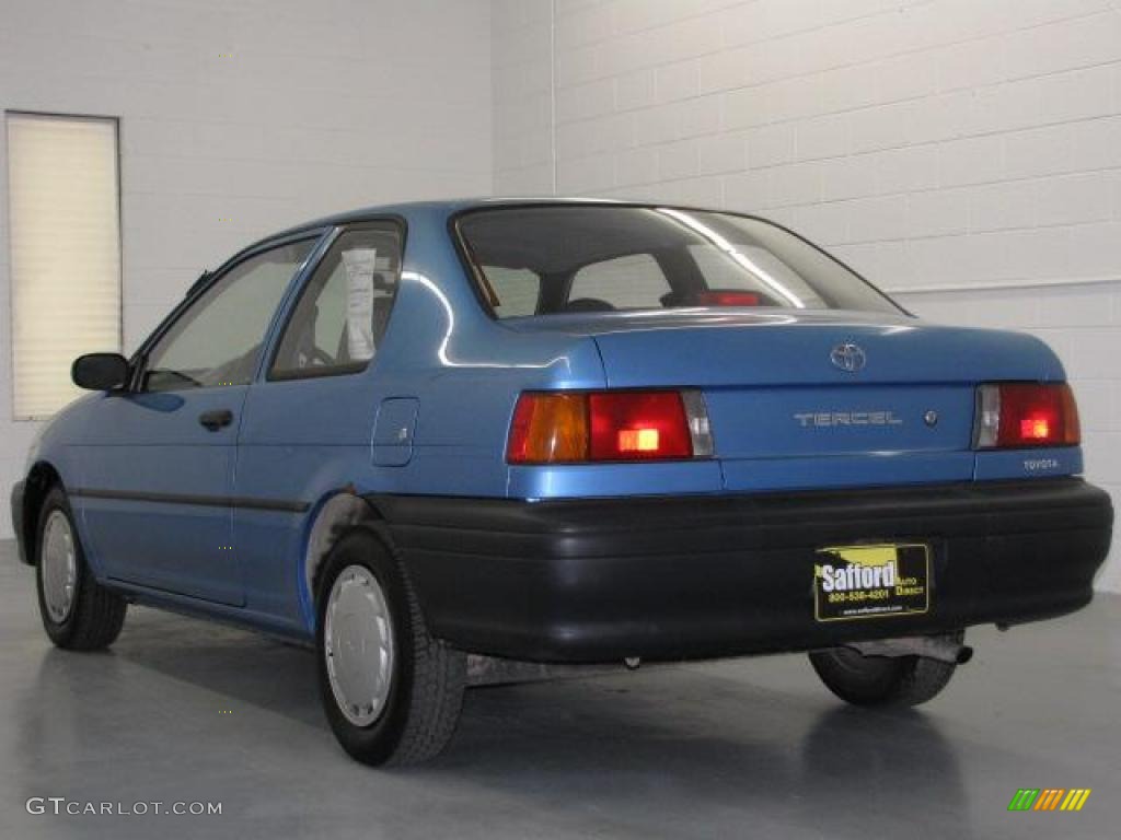 1994 Tercel Coupe - Blue Metallic / Gray photo #8