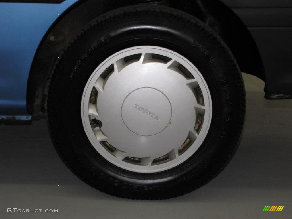 1994 Tercel Coupe - Blue Metallic / Gray photo #11