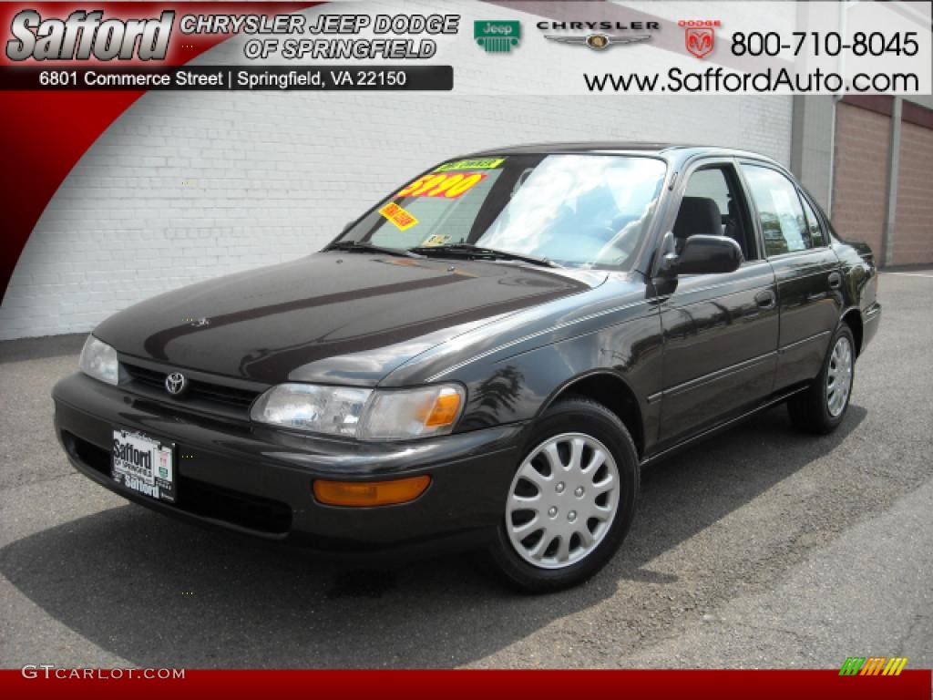 Satin Black Metallic Toyota Corolla