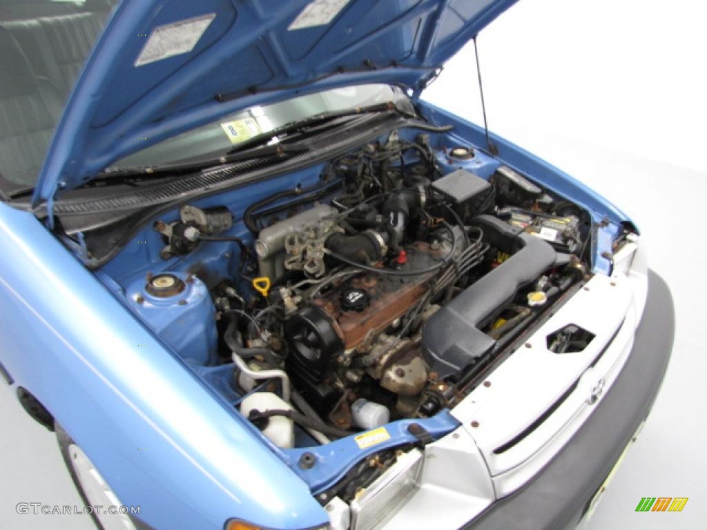 1994 Tercel Coupe - Blue Metallic / Gray photo #44