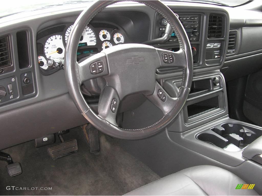 2003 Silverado 1500 SS Extended Cab AWD - Black / Dark Charcoal photo #18