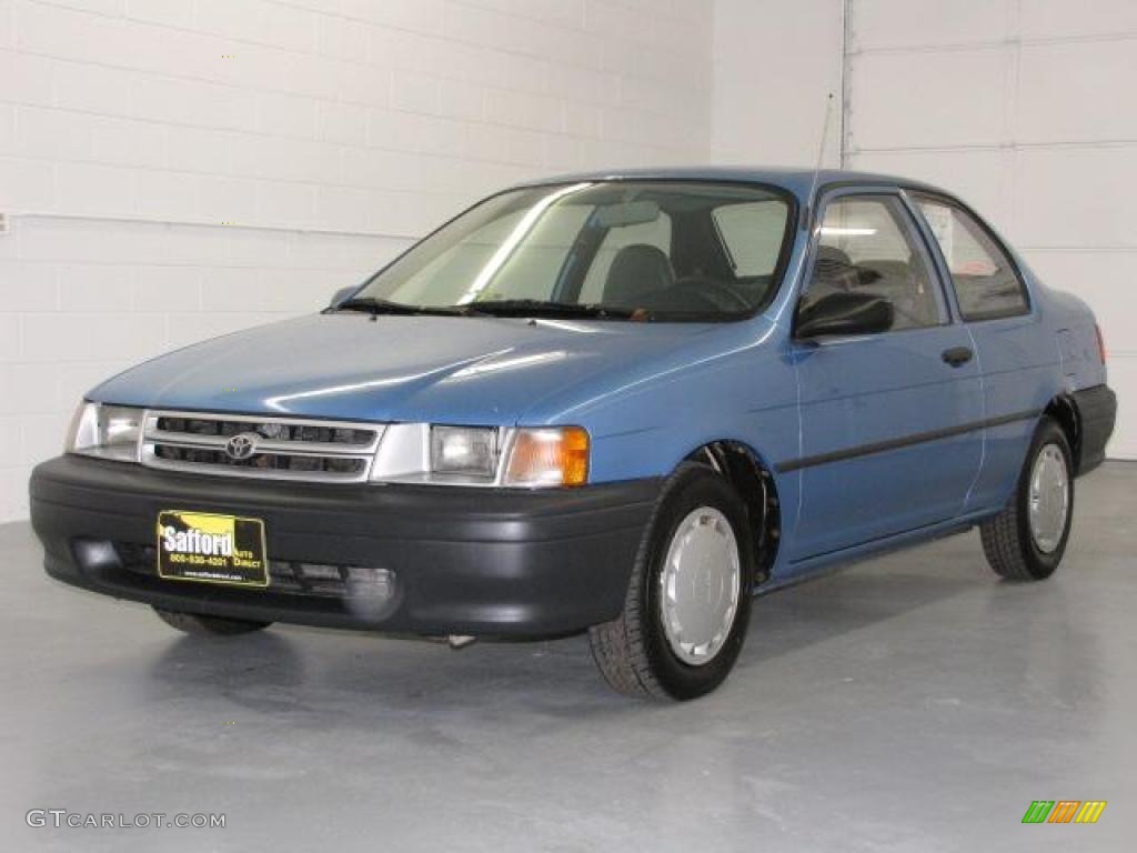 1994 Tercel Coupe - Blue Metallic / Gray photo #53