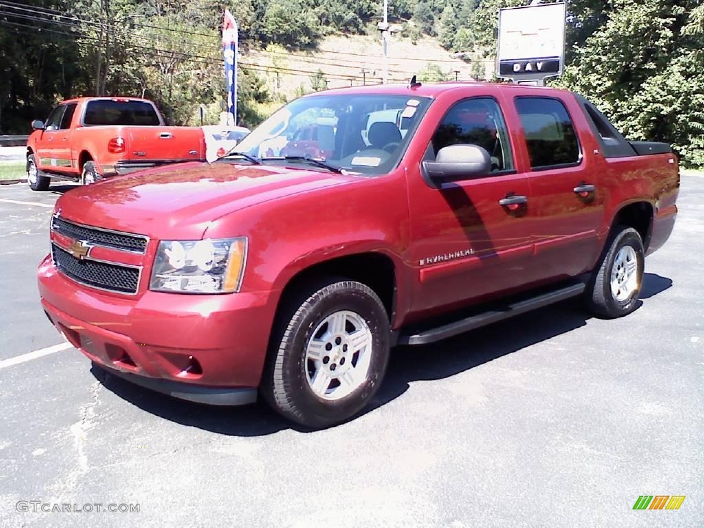 2007 Avalanche LS - Sport Red Metallic / Ebony photo #1