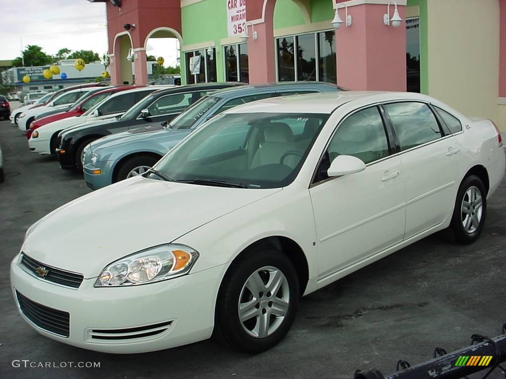 2007 Impala LS - White / Gray photo #2