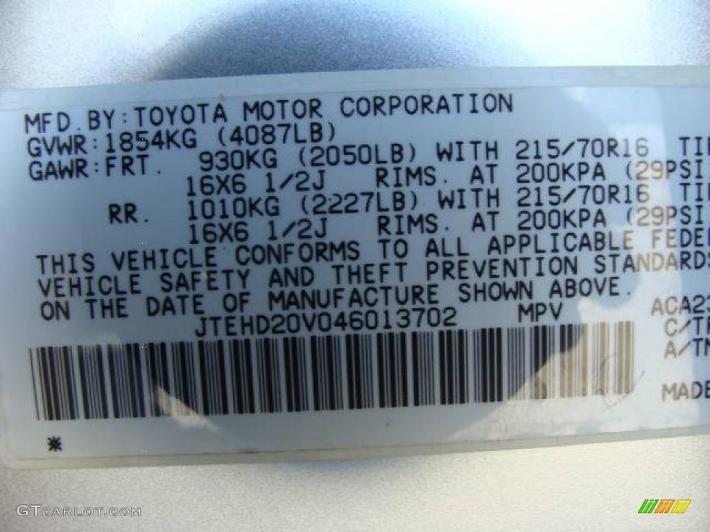 2004 RAV4 4WD - Titanium Metallic / Dark Charcoal photo #15