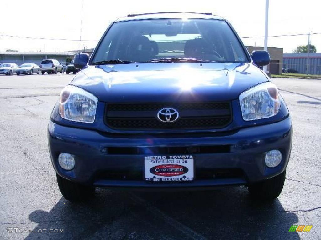 2005 RAV4  - Spectra Blue Mica / Dark Charcoal photo #8