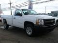 2008 Summit White Chevrolet Silverado 1500 Work Truck Regular Cab  photo #3