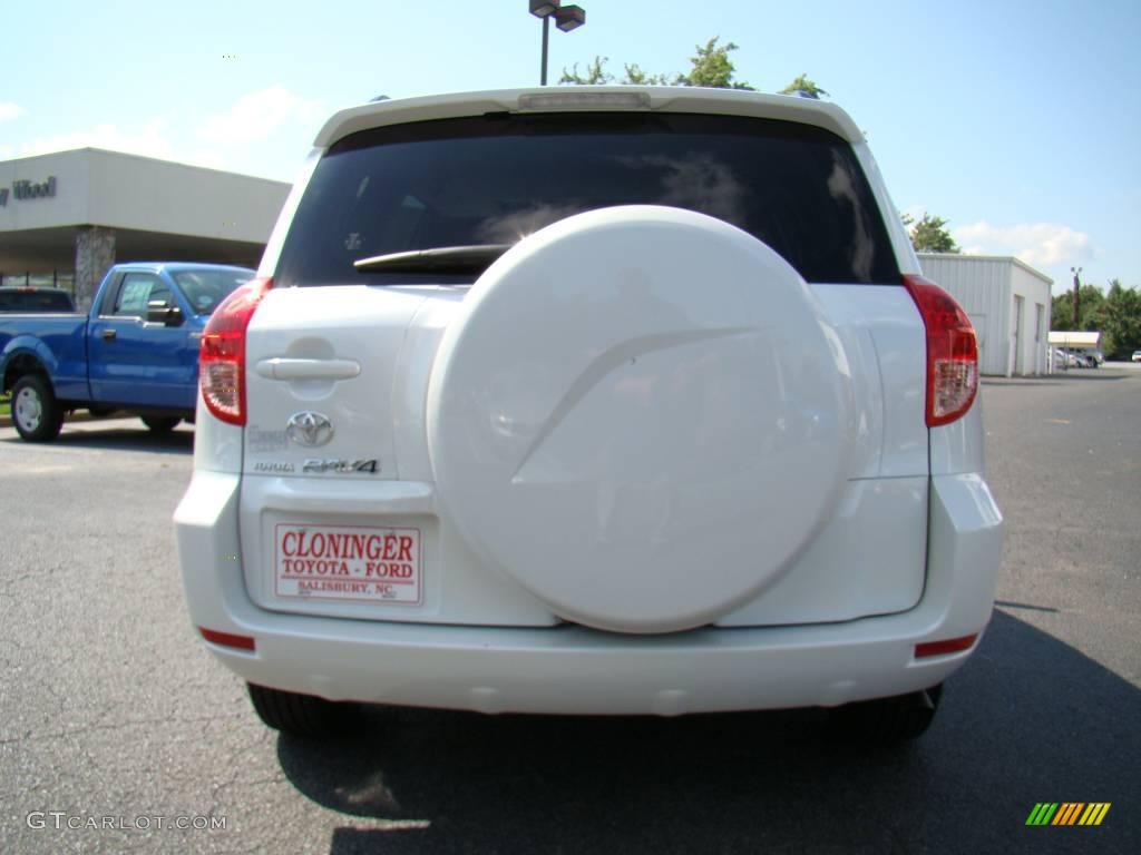 2008 RAV4 Limited - Blizzard Pearl White / Ash photo #4