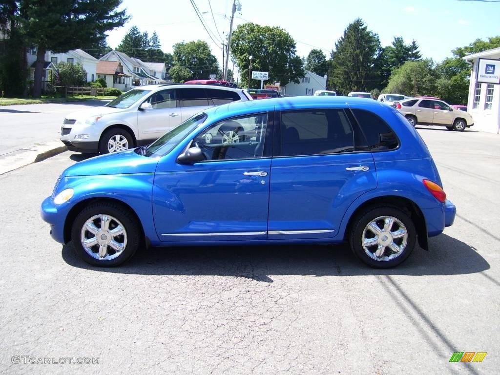 2004 PT Cruiser Touring - Electric Blue Pearlcoat / Dark Slate Gray photo #6