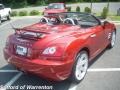2007 Blaze Red Crystal Pearlcoat Chrysler Crossfire Limited Roadster  photo #3