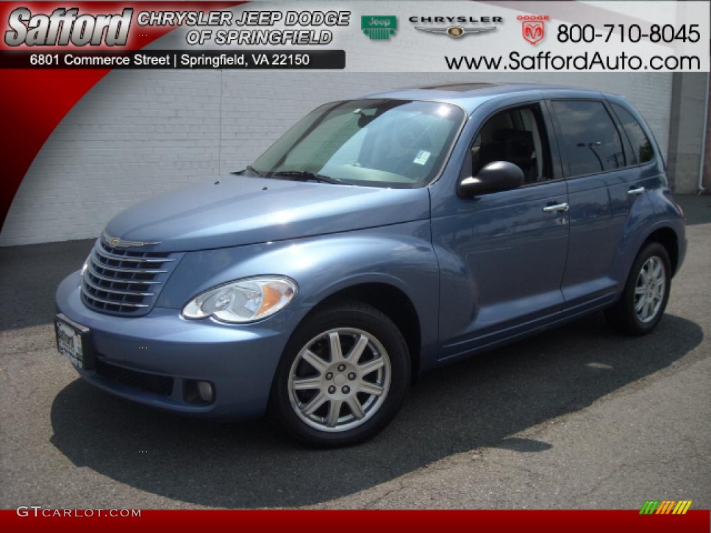 2007 PT Cruiser Limited - Marine Blue Pearl / Pastel Slate Gray photo #1