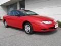 Bright Red 2002 Saturn S Series SC1 Coupe