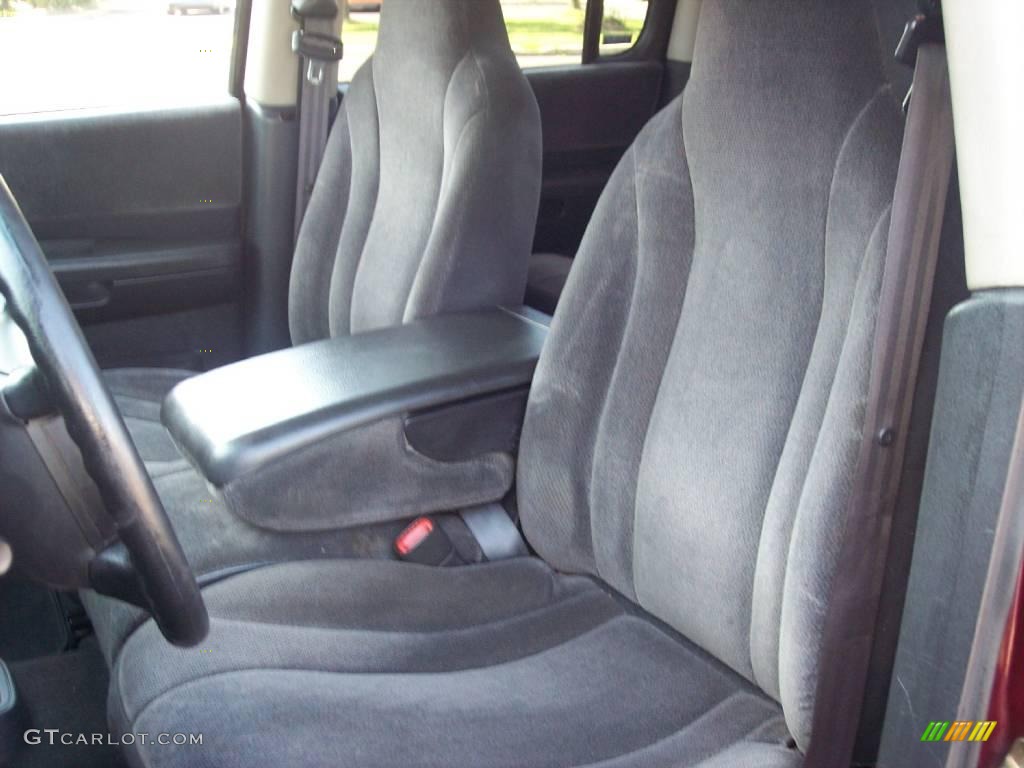 2001 Dakota SLT Quad Cab 4x4 - Dark Garnet Red Pearl / Dark Slate Gray photo #15