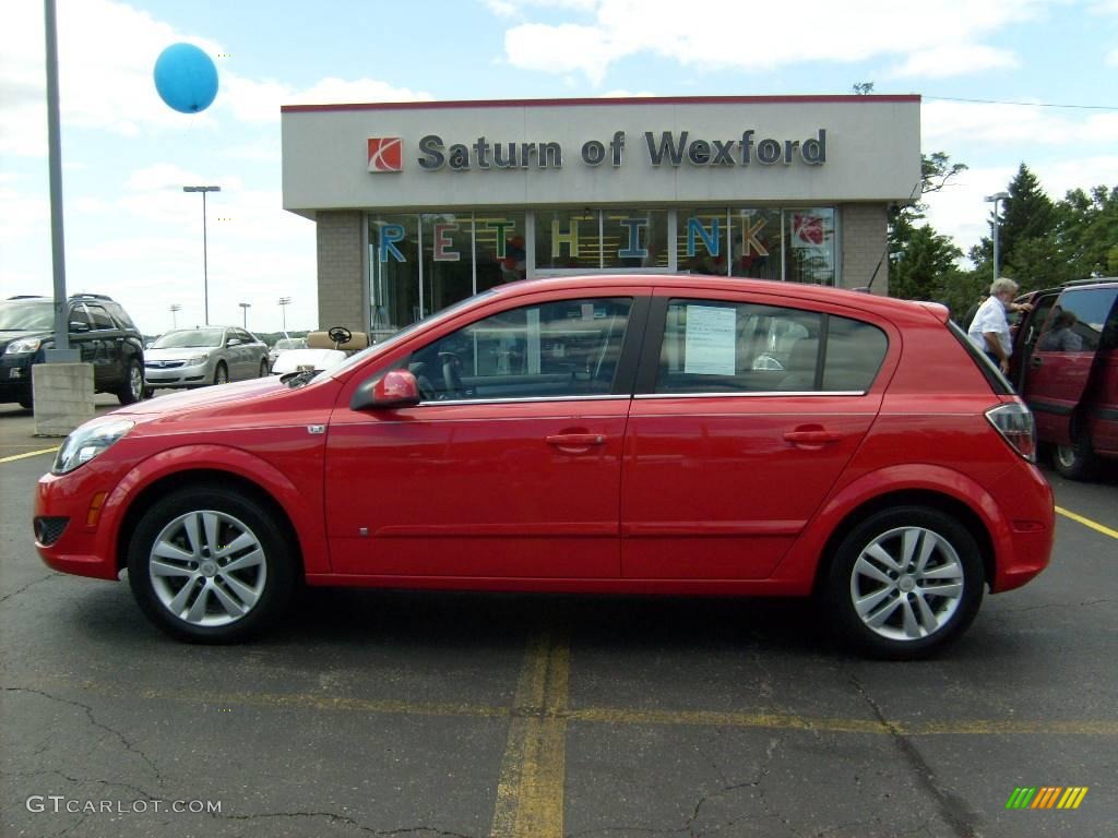 2008 Astra XR Sedan - Salsa Red / Charcoal photo #1