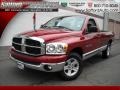 2007 Inferno Red Crystal Pearl Dodge Ram 1500 SLT Regular Cab  photo #1