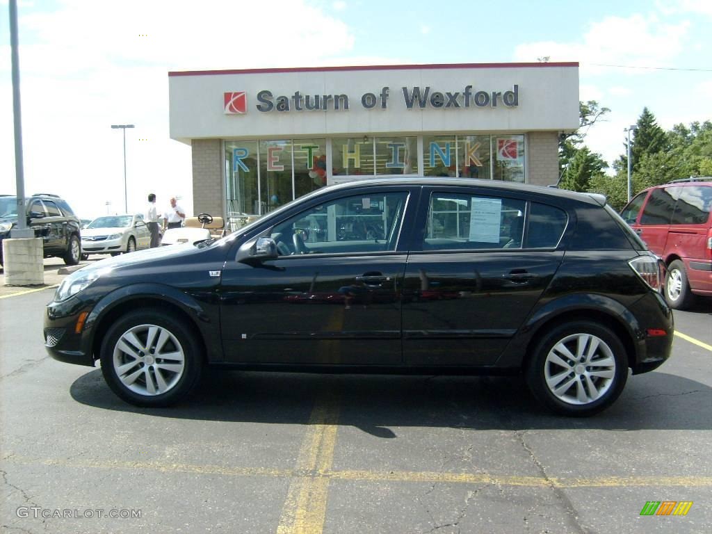 2008 Astra XE Sedan - Black Sapphire / Charcoal photo #1