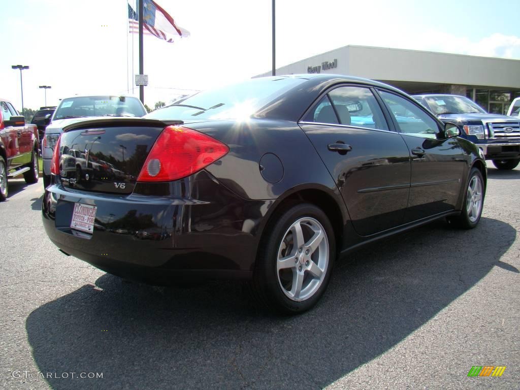2009 G6 V6 Sedan - Carbon Black Metallic / Light Taupe photo #3