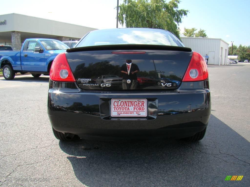 2009 G6 V6 Sedan - Carbon Black Metallic / Light Taupe photo #4