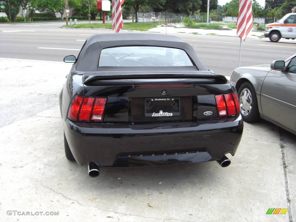 1999 Mustang GT Convertible - Black / Dark Charcoal photo #4