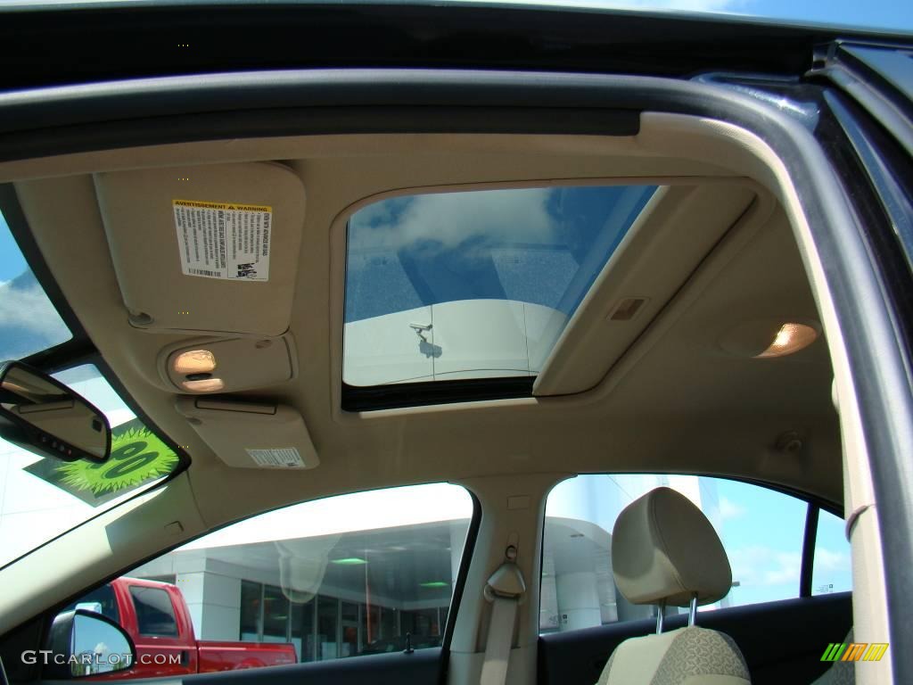 2009 G6 V6 Sedan - Carbon Black Metallic / Light Taupe photo #16