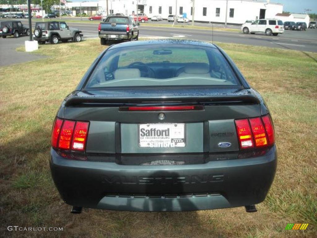1999 Mustang V6 Coupe - Dark Green Satin Metallic / Light Graphite photo #4