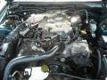 1999 Dark Green Satin Metallic Ford Mustang V6 Coupe  photo #15