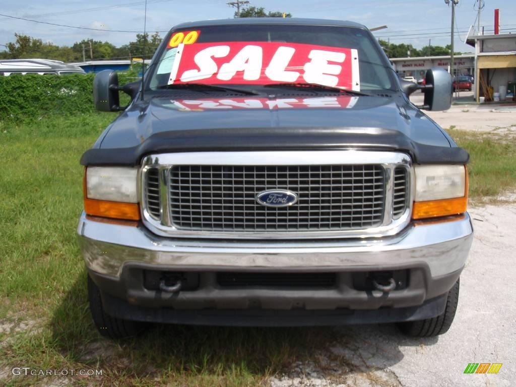 2000 Excursion XLT 4x4 - Medium Steel Blue Metallic / Medium Graphite photo #3