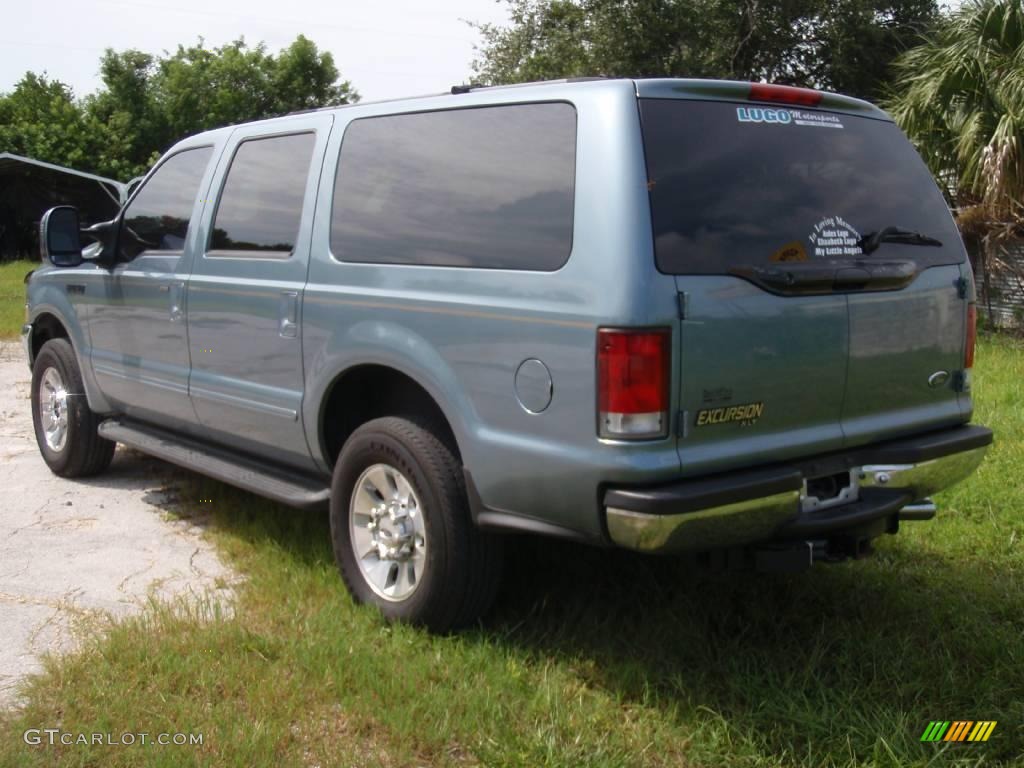 2000 Excursion XLT 4x4 - Medium Steel Blue Metallic / Medium Graphite photo #8