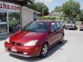 2001 Sangria Red Metallic Ford Focus ZX3 Coupe  photo #2