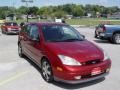 2001 Sangria Red Metallic Ford Focus ZX3 Coupe  photo #4