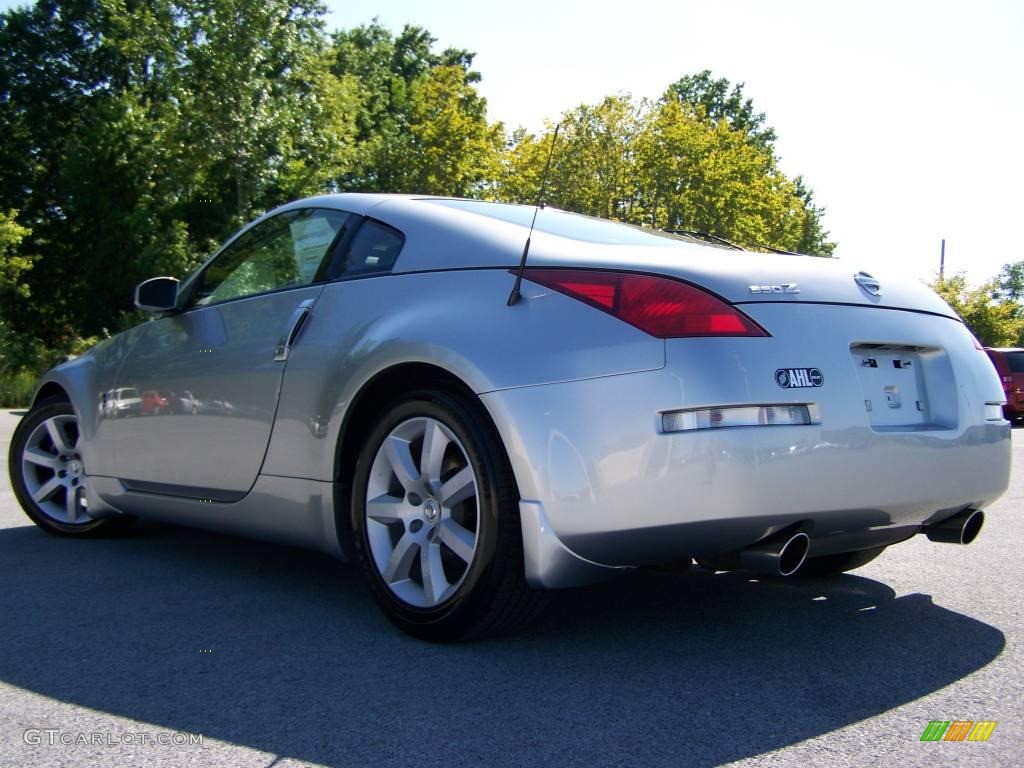 2003 350Z Touring Coupe - Chrome Silver / Charcoal photo #4