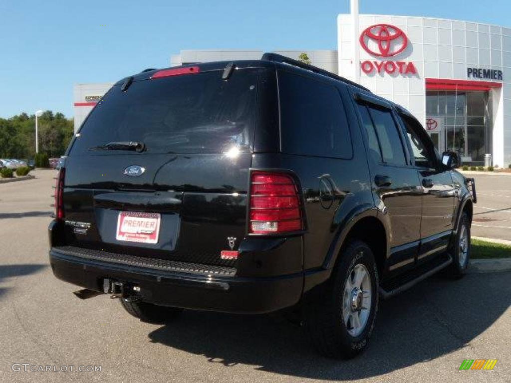 2002 Explorer Limited 4x4 - Black Clearcoat / Midnight Grey photo #5