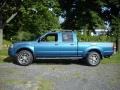 2004 Electric Blue Metallic Nissan Frontier XE V6 Crew Cab 4x4  photo #1